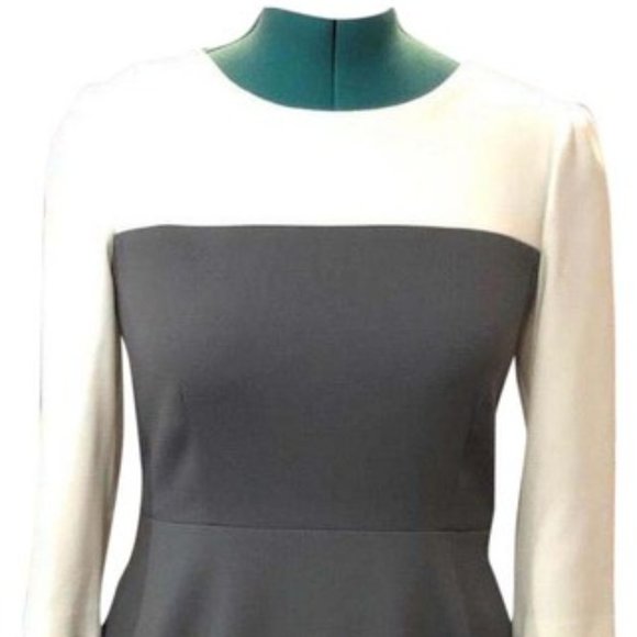 ♠️Kate Spade Olson Dress Charcoal / White NWT